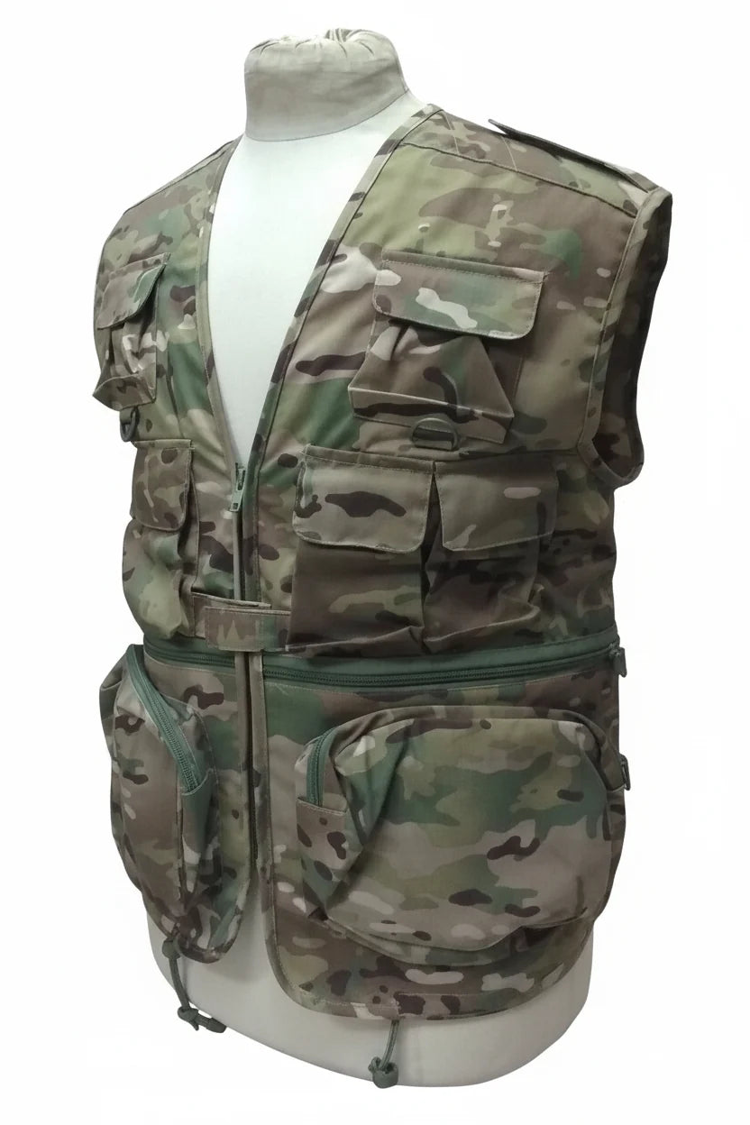 Utility Vest Combat - Fishing - Photography - Airsoft Assorted Colours