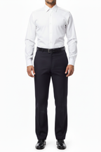 Navy Trousers Used Look