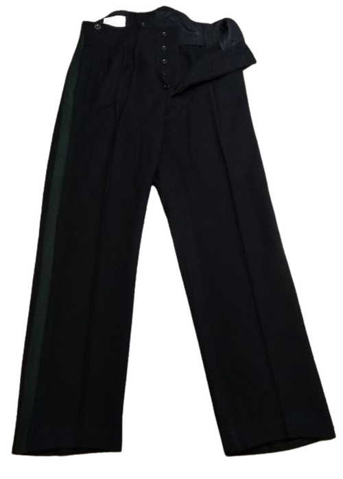 No1 Dress Trousers British Army Light Infantry / Rifles Green Stripe Asst Sizes