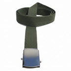 Olive Green Belt - White Background, No Reflection