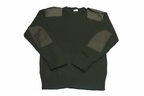 Olive jumper flat white bg