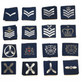 RAF Rank Sliders Grid - Pure White Background