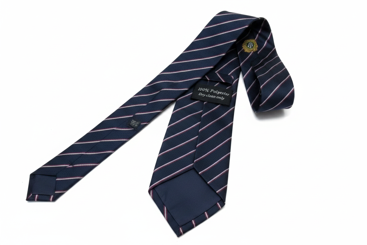 RM Tie - Label View White Background