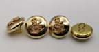 Royal Artillery Buttons Mounted RA Cannon 26L x10