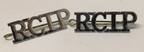 Royal Cayman Islands RCIP Shoulder Titles Chrome-plated Overseas Territory