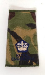 Royal Engineers RE Rank Slides Various Ranks and Camo Colours - Used