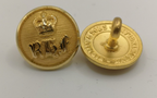 Royal Highland Fusiliers RHF Queen's Crown Insignia Blazer Buttons 22L x25