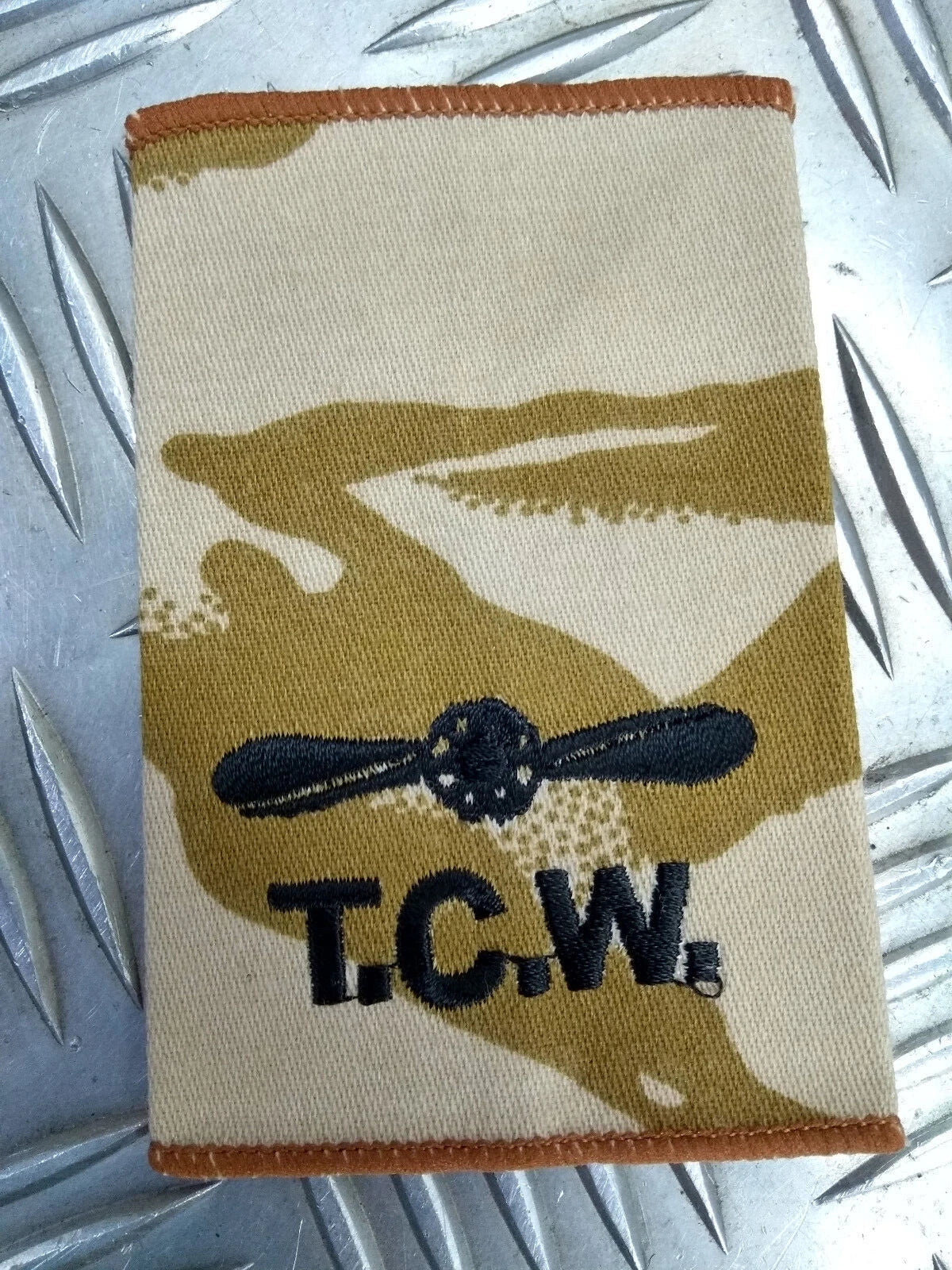 Tactical Communications Wing Desert Camo RAF Royal Air Force Epaulette / Tab Slide