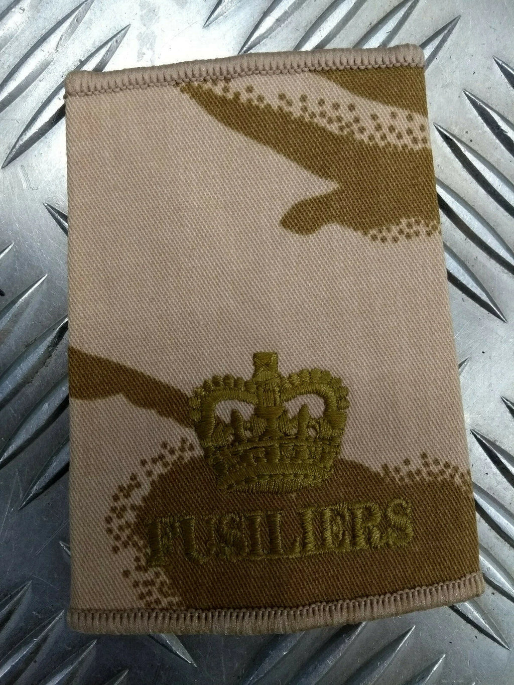 Desert Camo Fusiliers Rank Slides Genuine British Army