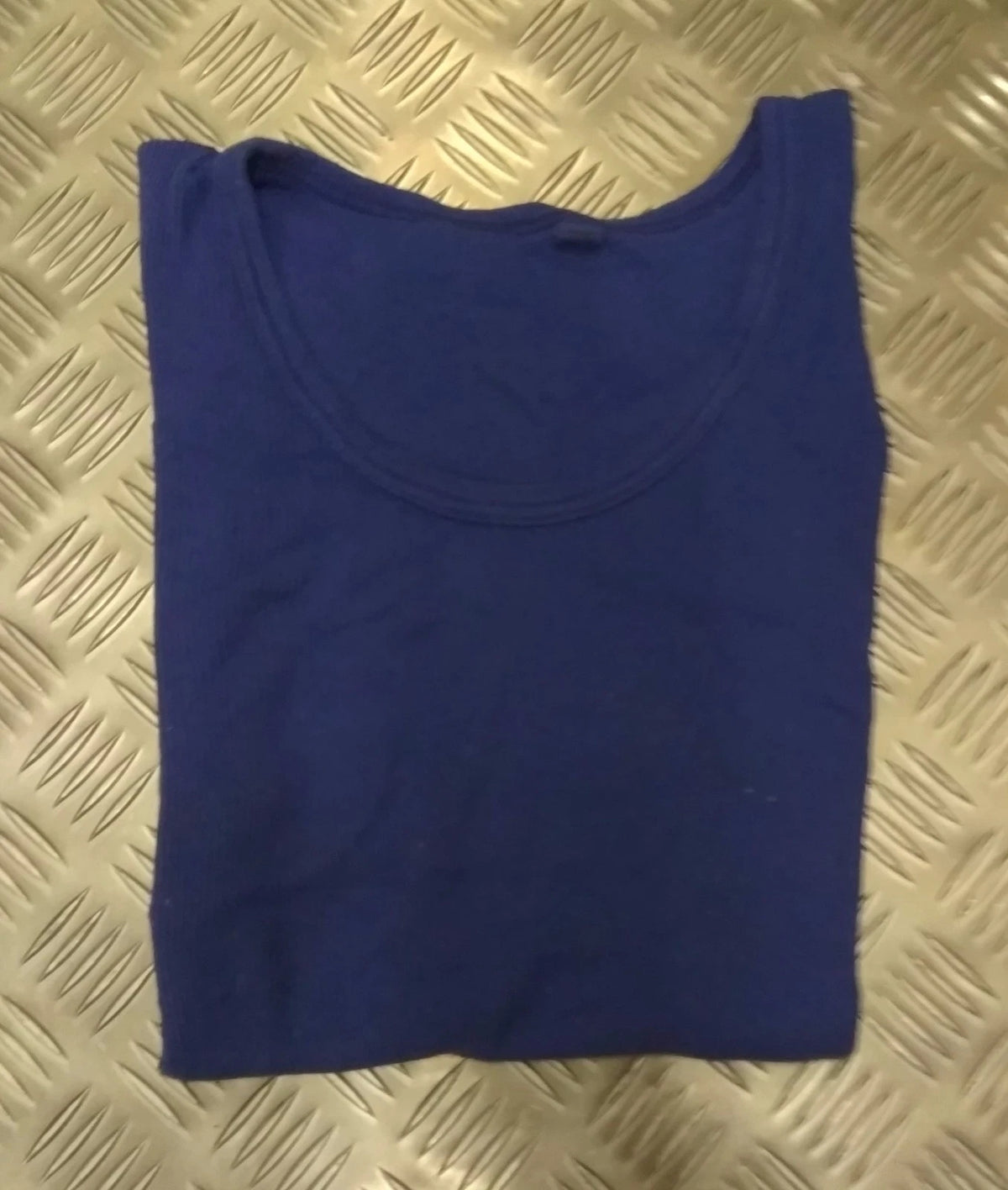 Genuine Issue Overdyed Ribbed Muscle Top "Cut Off Sleeves" Asst Colours