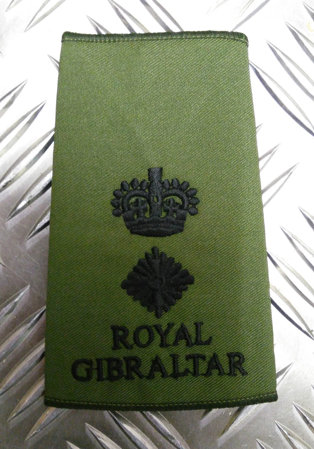 Genuine British Army Royal Gibraltar Regiment Rank Slide Various Colours Ranks
