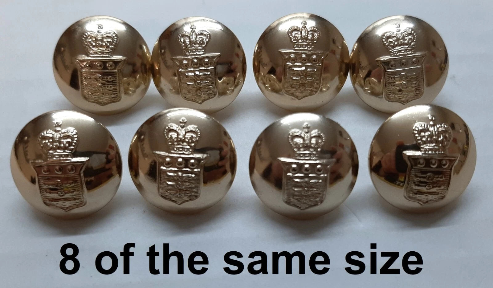 FAD No2 Button Set British Army for Service Dress Jackets and Old Pattern Tunics Assorted