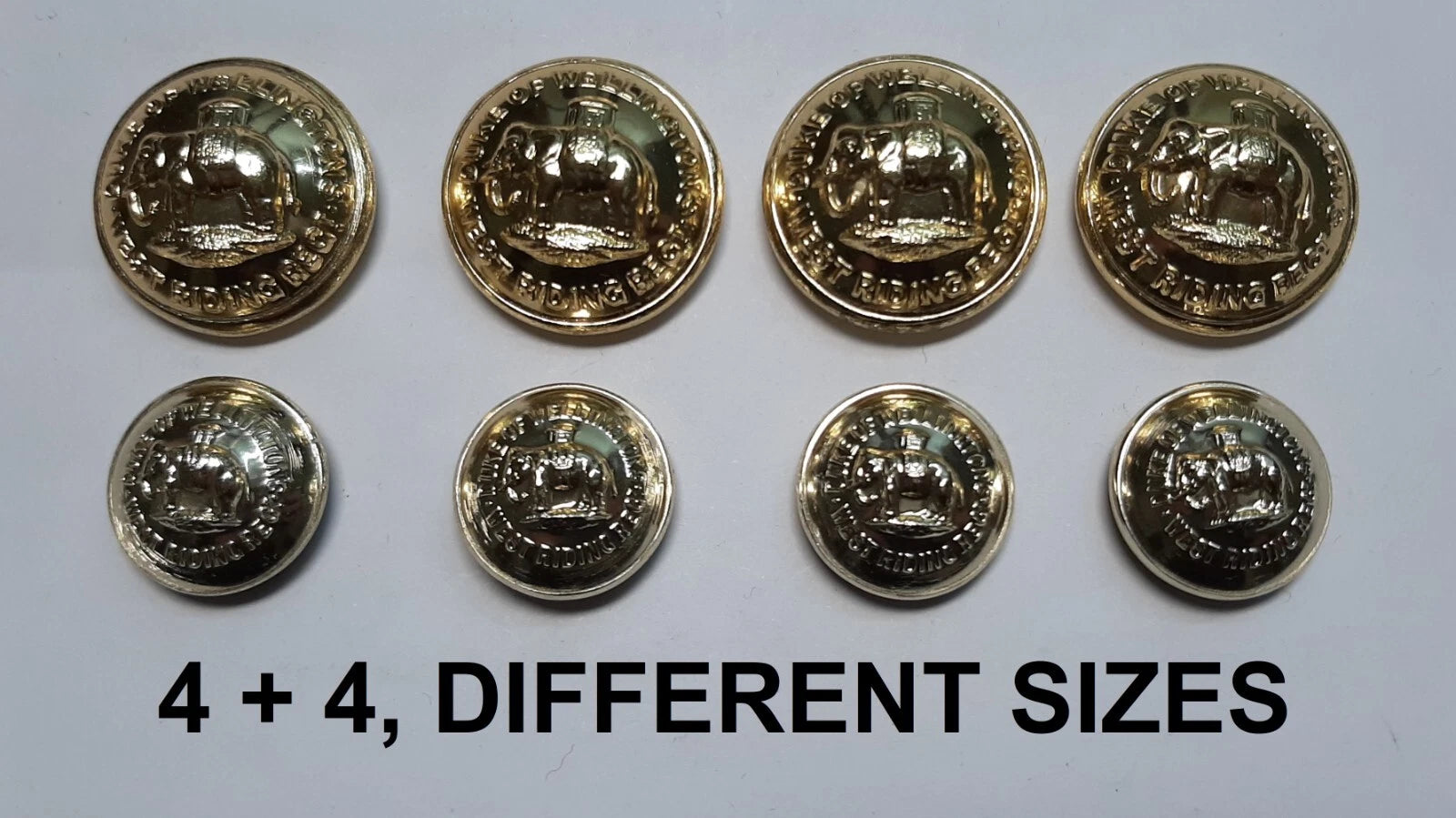 FAD No2 Button Set British Army for Service Dress Jackets and Old Pattern Tunics Assorted