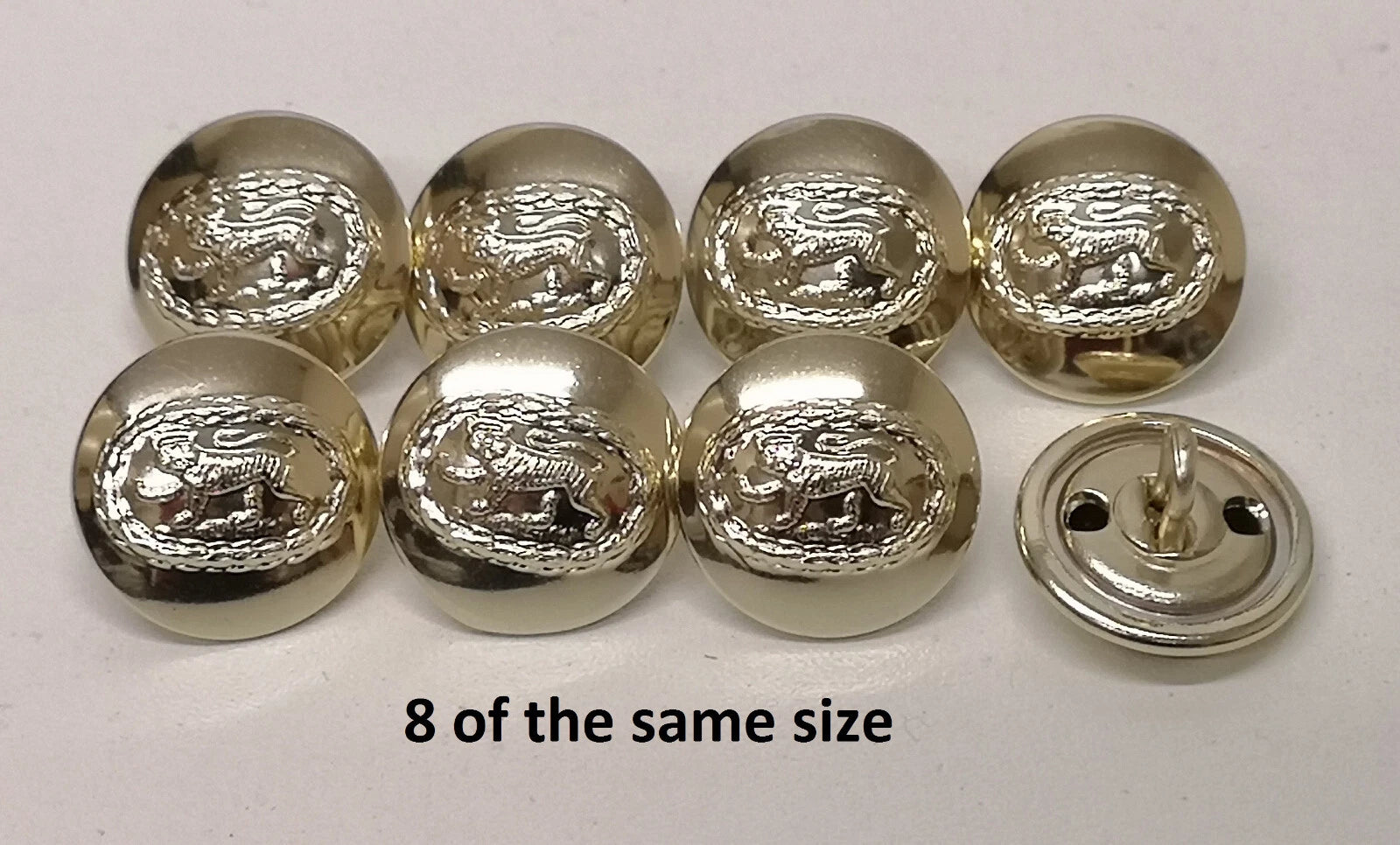 FAD No2 Button Set British Army for Service Dress Jackets and Old Pattern Tunics Assorted