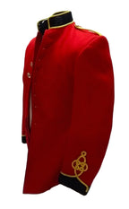 British Army Red Tunic Ceremonial Uniform Jacket Band of the Royal Corps of Signals Insignia 37in Chest
