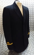 Royal Navy Style No1B Wool Barathea Dress Jacket No Buttons British Naval Mans 96cm Regular