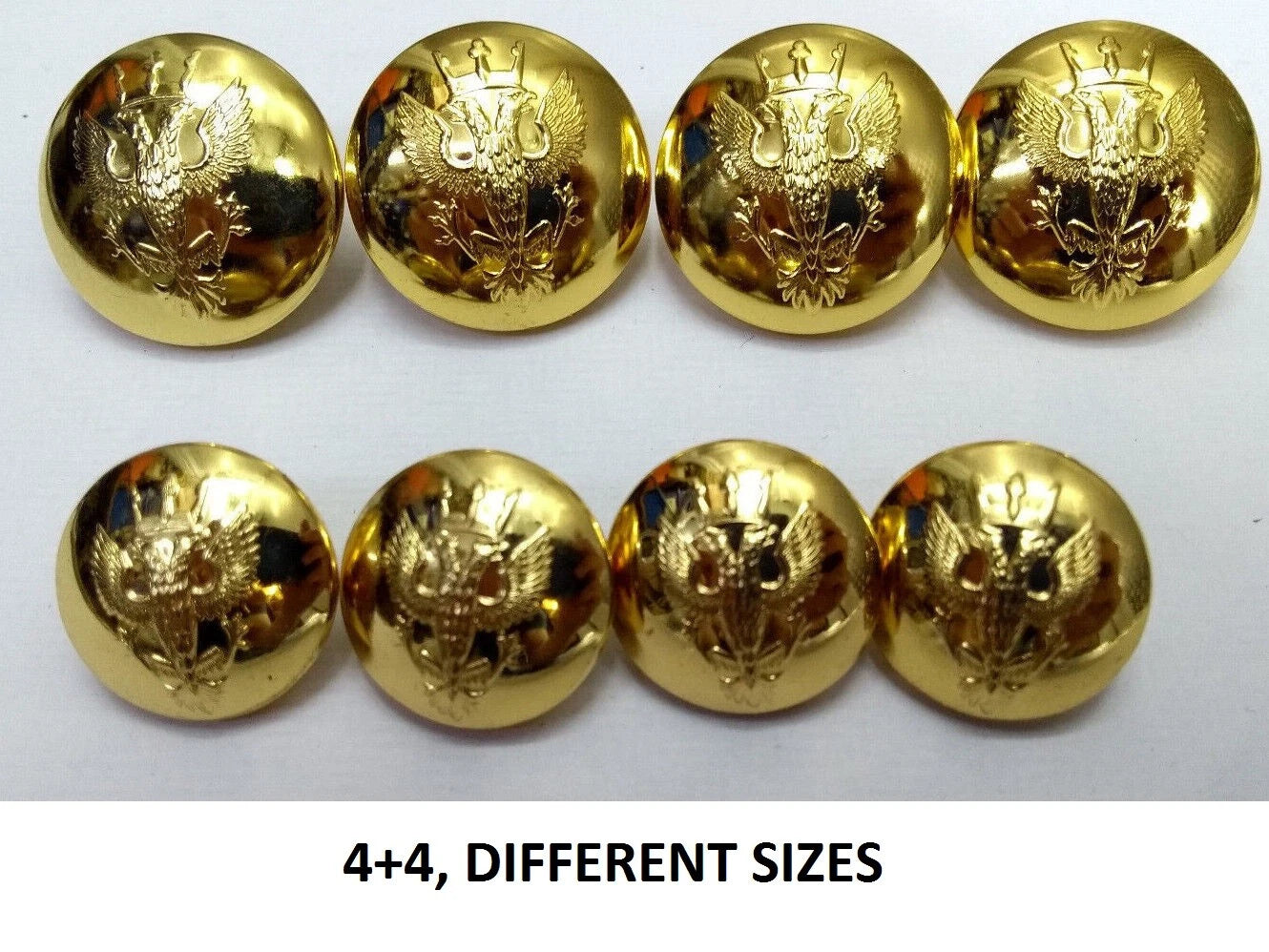 FAD No2 Button Set British Army for Service Dress Jackets and Old Pattern Tunics Assorted