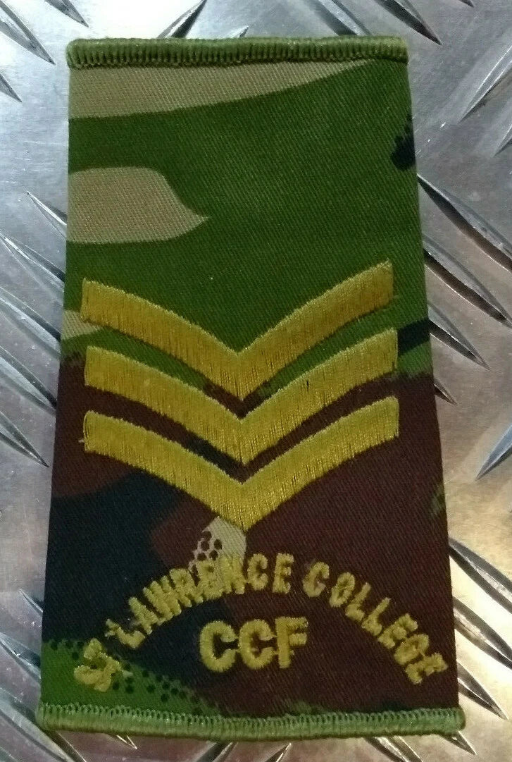 Woodland DPM Camo St. Lawrence College CCF Rank Slides Assorted