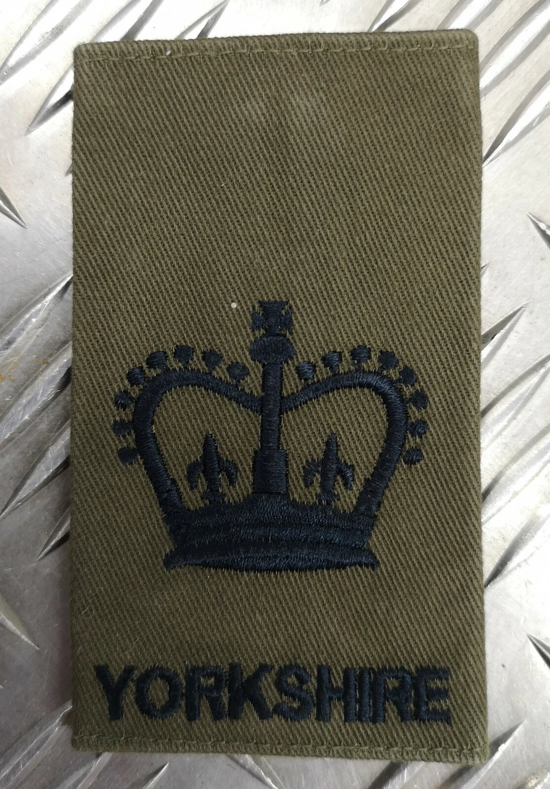 Yorkshire Rank Slide Olive Drab Green Various Ranks Available
