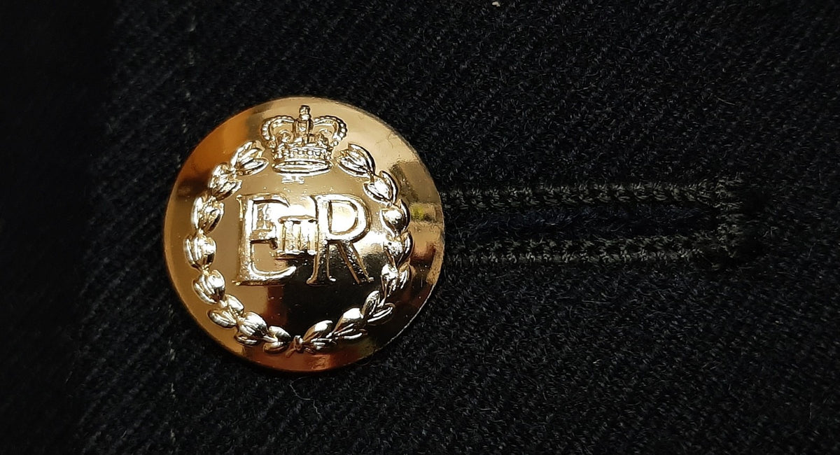 Royal Marines RM No1 Dress Jacket with RMP Buttons Sergeant Chevrons & Close Protection Arm Badge 100cm