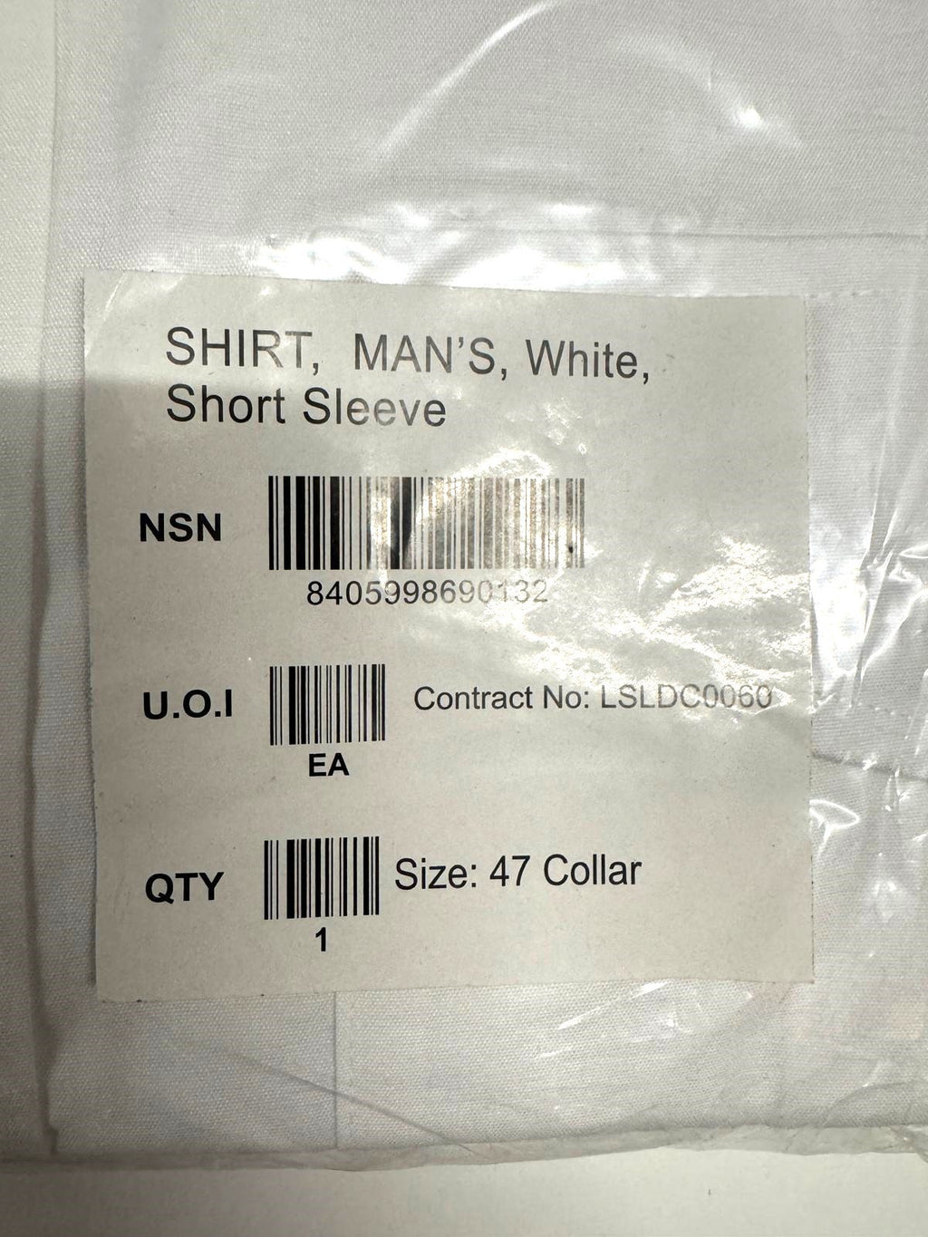 British Issue White Uniform Shirt Radio Loops Mens & Womens Long or Short Sleeve Genuine MoD - Assorted Sizes