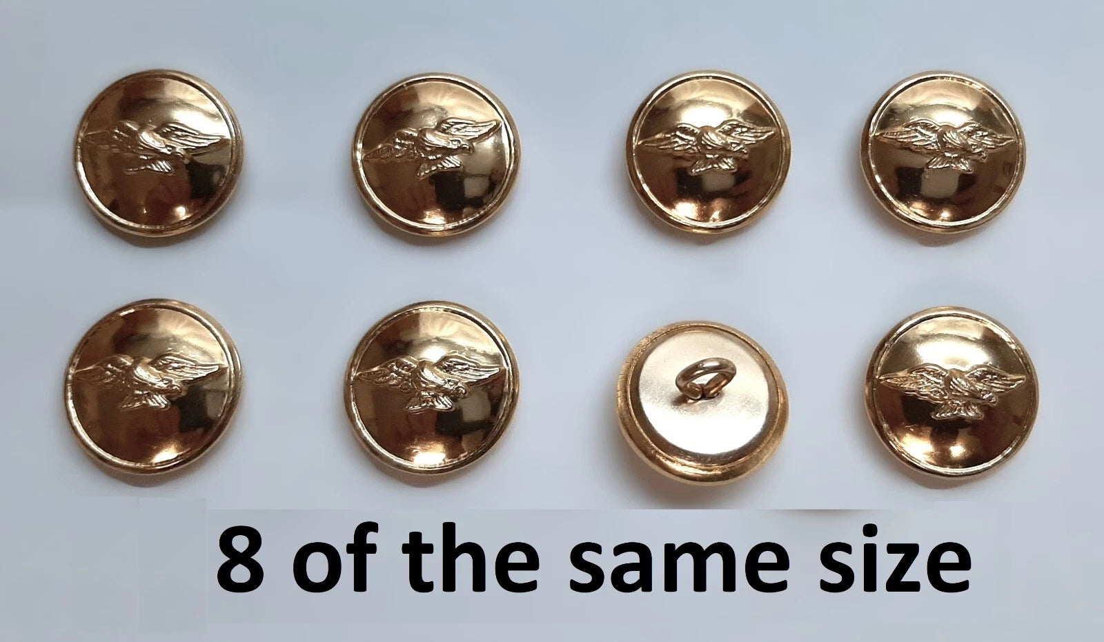 FAD No2 Button Set British Army for Service Dress Jackets and Old Pattern Tunics Assorted
