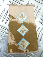 Desert Camo Light Blue edged Rank Slides Genuine British Army