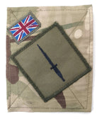British Army TRF Patches on MTP Blanking Panels Various - Used