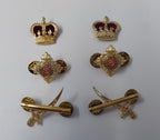 British Army No1 & No2 Officers Dress Assorted Pips & Crowns for Shoulder Epaulettes