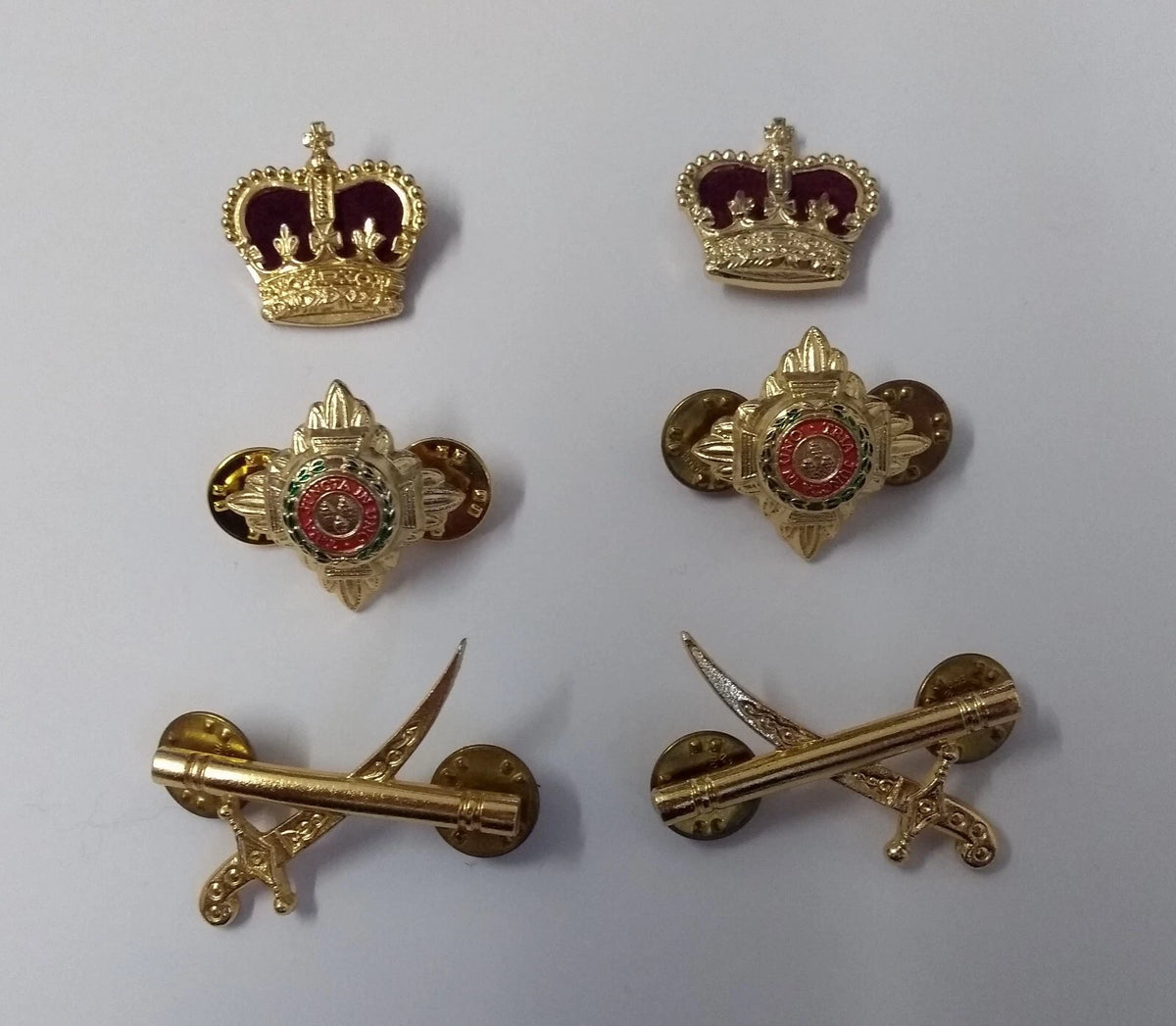 British Army No1 & No2 Officers Dress Assorted Pips & Crowns for Shoulder Epaulettes