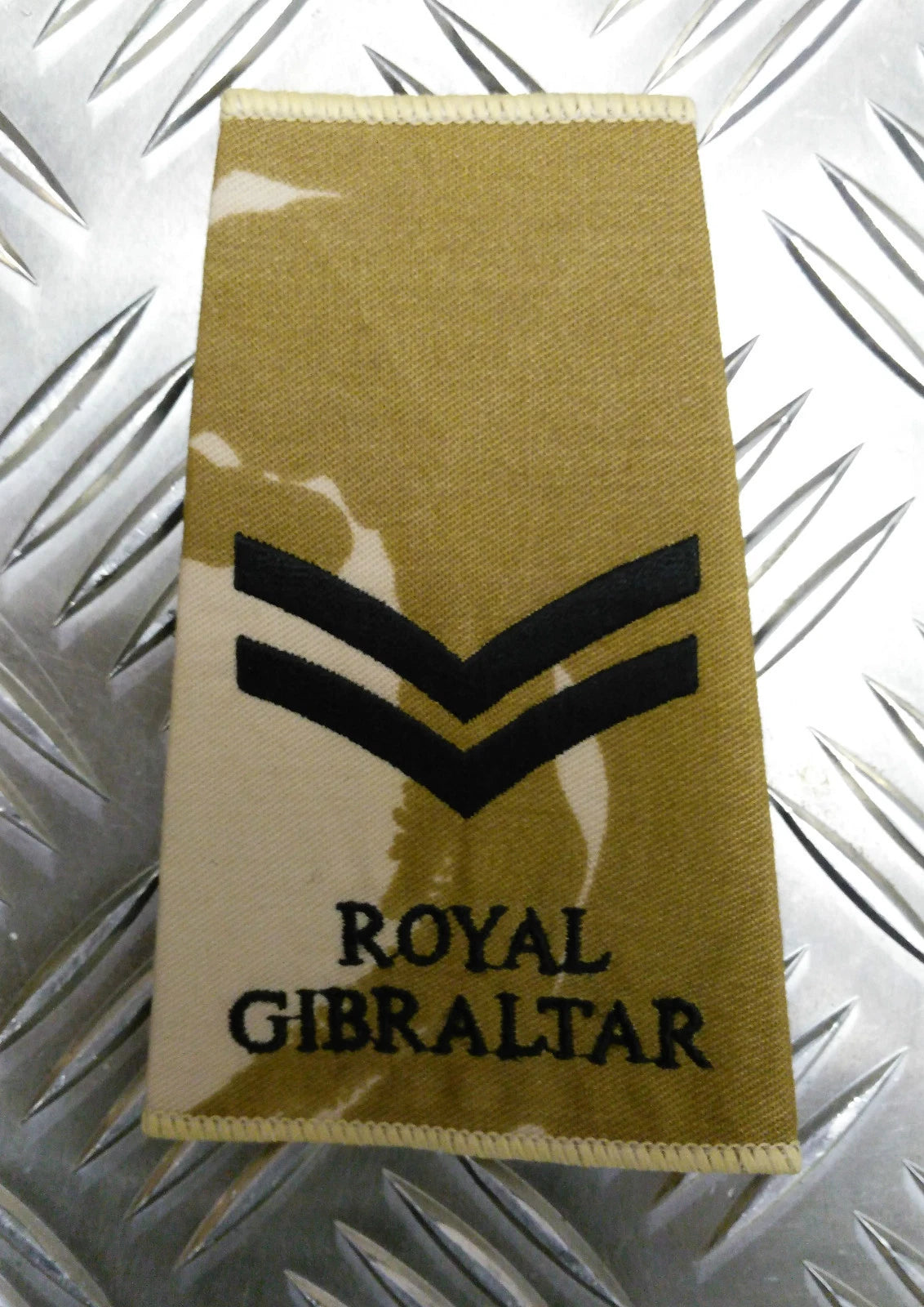 Genuine British Army Royal Gibraltar Regiment Rank Slide Various Colours Ranks