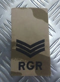 British Army Royal Gurkha Rifles Regiment DDP Desert Rank Slide Various