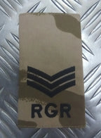 British Army Royal Gurkha Rifles Regiment DDP Desert Rank Slide Various