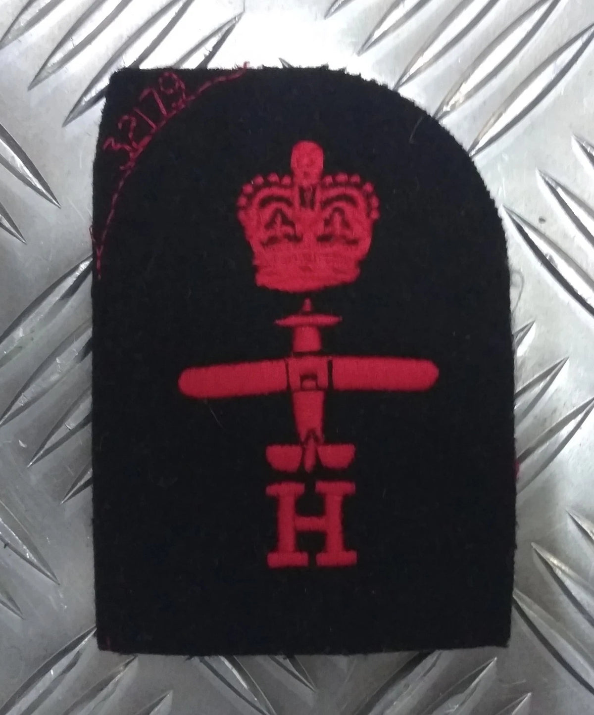 Royal Navy Red on Black Embroidered Assorted Branch Qualification Badges Various