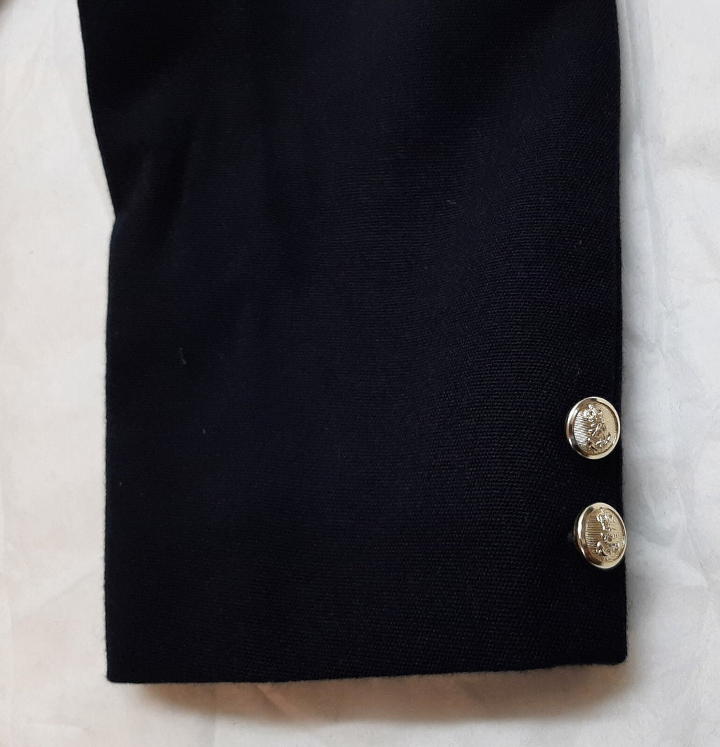 Royal Navy No1B Dress Jacket Petty Officer 6 Button Fully Buttoned British Naval Mans 100cm Regular E398