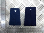 British Army Officers Rank Slide Dark Blue with Blue Edge Captain or Major Genuine - NEW