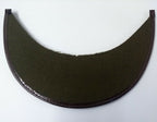 Olive Officers Hat Peak 2 Row Gold Oak Leaf Scrambled Egg Visor Genuine British Made PK27