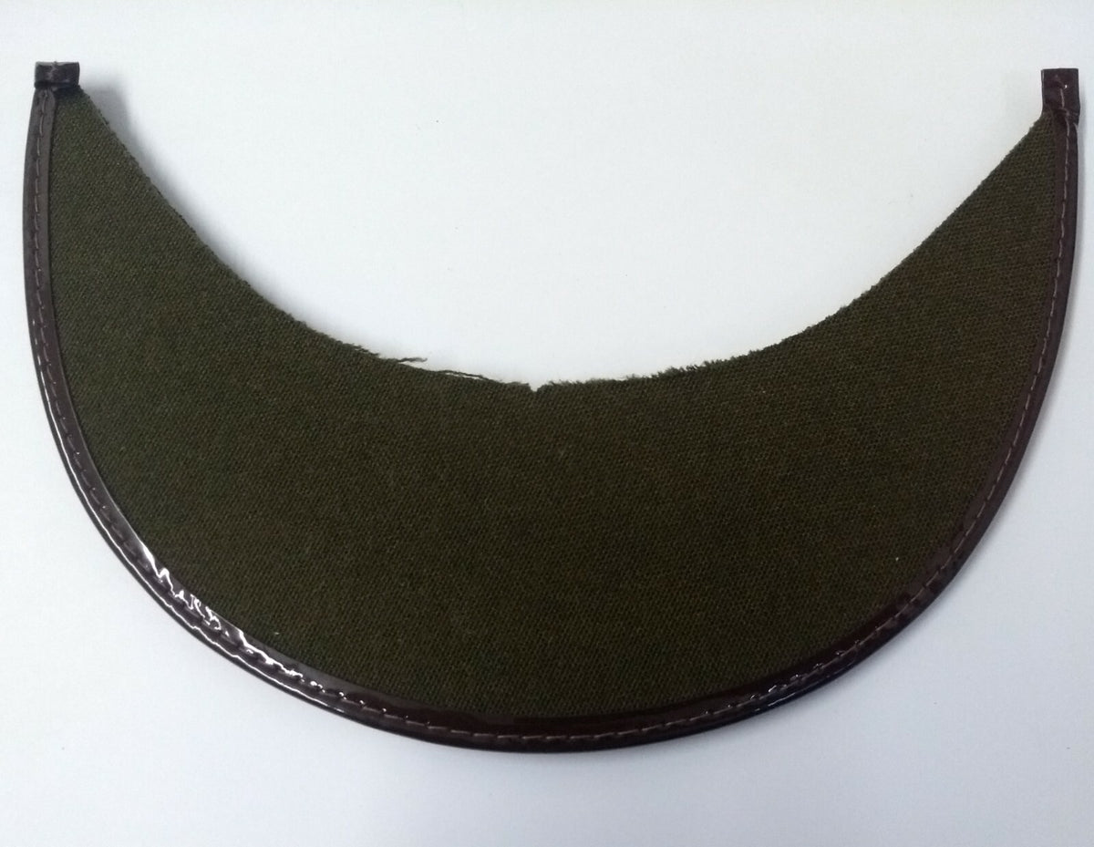 Olive Officers Hat Peak 2 Row Gold Oak Leaf Scrambled Egg Visor Genuine British Made PK27