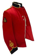 British Army Red Tunic Ceremonial Uniform Jacket Band of the Royal Corps of Signals Insignia 37in Chest