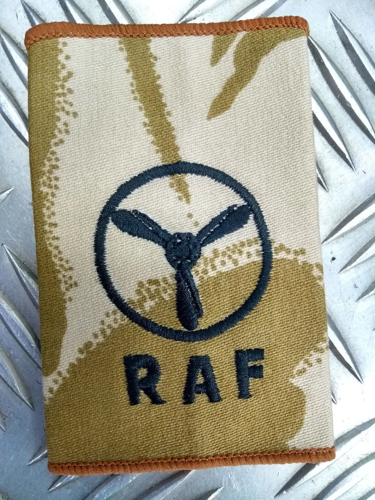 RAF Royal Air Force Slider Desert Camo Epaulettes Front Tab Slide Air Force