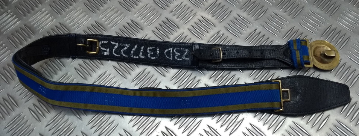 RAF Royal Air Force Officers Ceremonial Belt Per Ardua Ad Astra Buckle No Slings 29"-35"