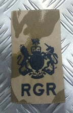 British Army Royal Gurkha Rifles Regiment DDP Desert Rank Slide Various