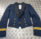 RAF Royal Air Force No5 Mess Dress Jacket Officers Mounted Raised Buttons Blue Grey 100cm Long