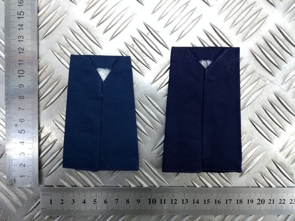 British Army Officers Rank Slide Dark Blue with Blue Edge Captain or Major Genuine - NEW