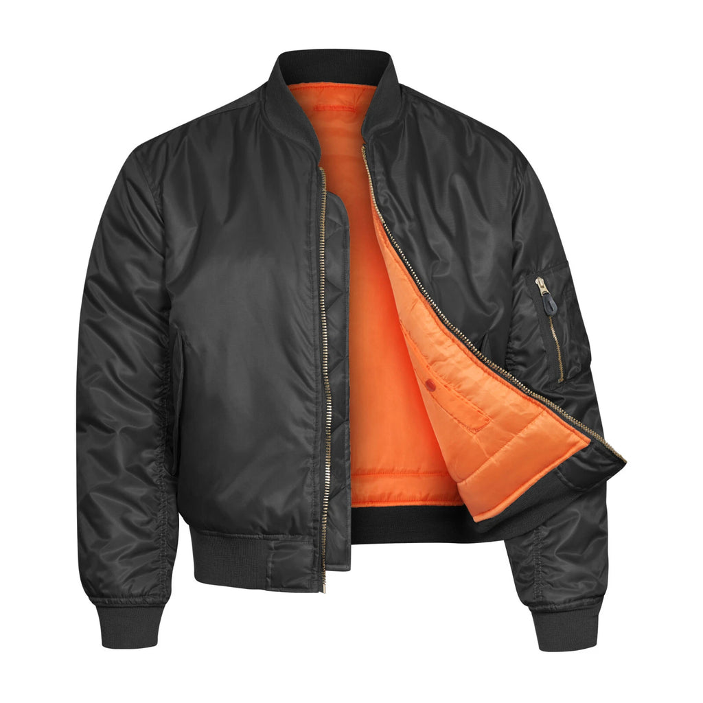 Security Bomber Jacket Black for Doorman Bodyguards upto 8XL