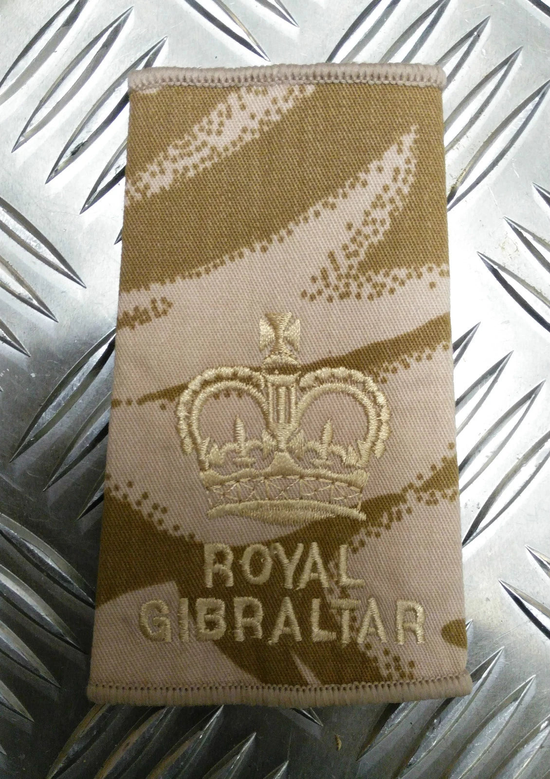 Genuine British Army Royal Gibraltar Regiment Rank Slide Various Colours Ranks