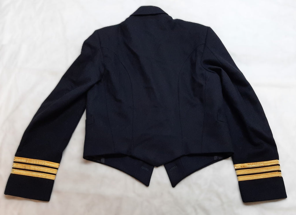 Royal Navy No2B Mess Dress Jacket Commander Rank Fully Buttoned Officers British Naval