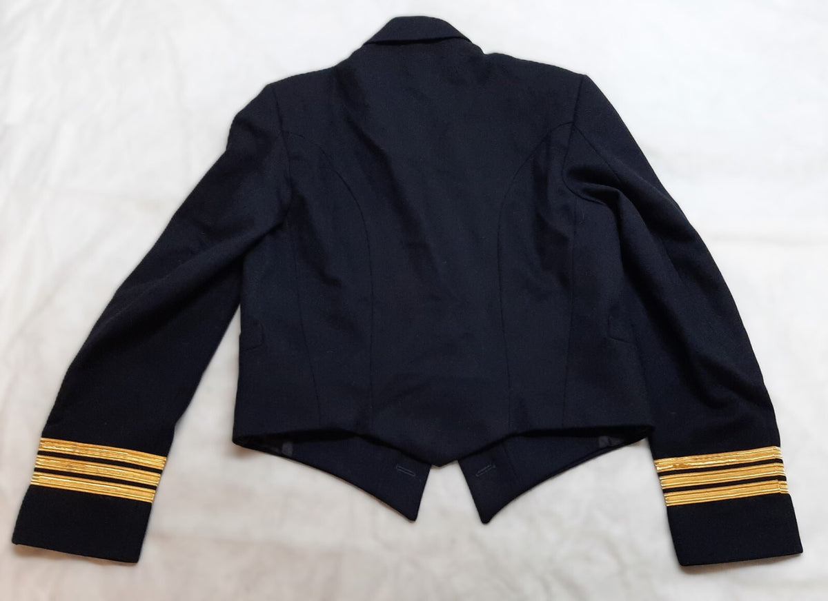 Royal Navy No2B Mess Dress Jacket Commander Rank Fully Buttoned Officers British Naval