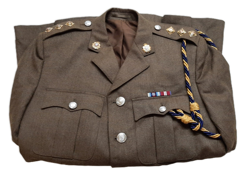 RLC Royal Logistic Corps No2 Dress Jacket FAD with Some Badges & Lanyard 182/108/92cm