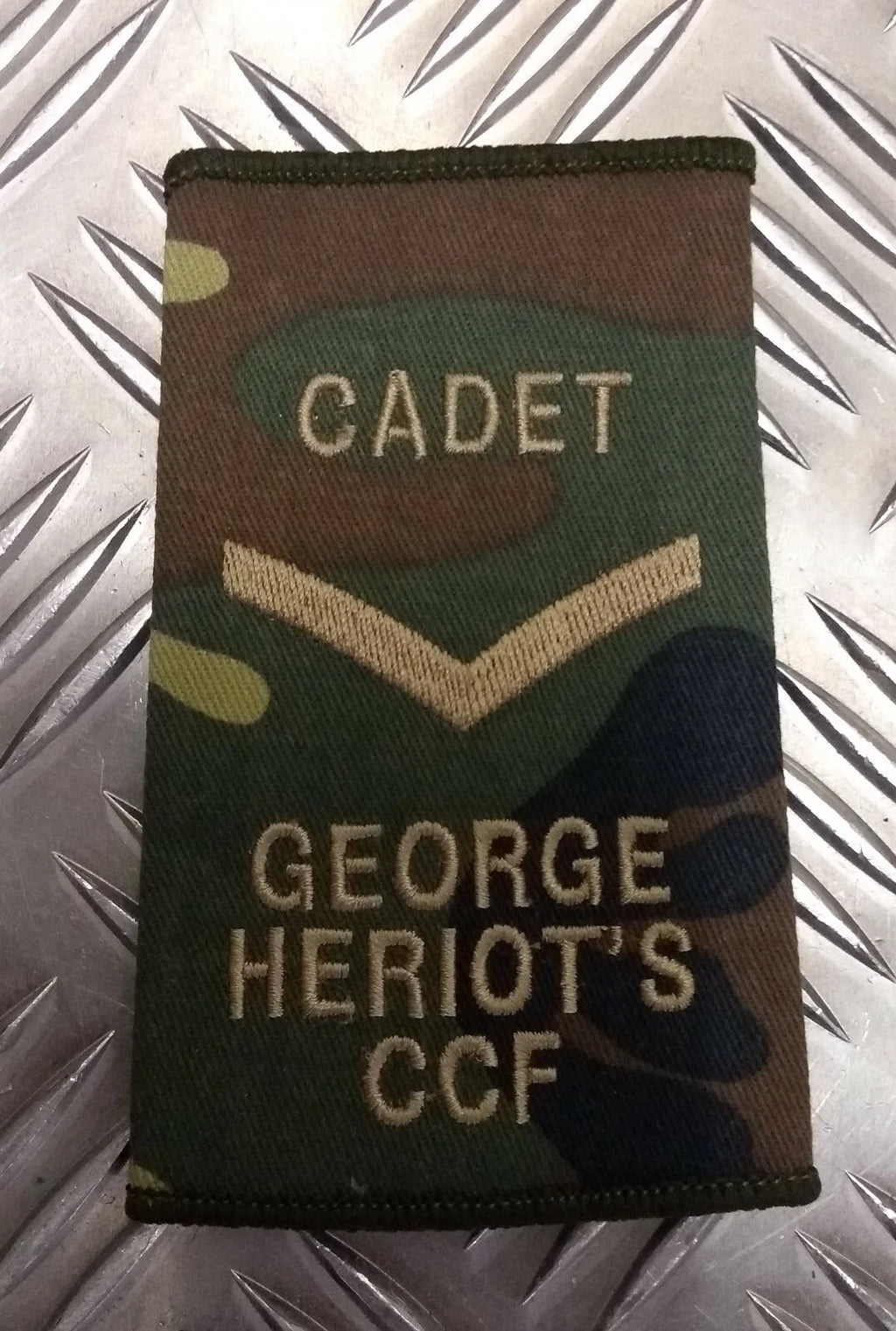 George Heriot`s (Edinburgh) Cadet / CCF Rank Slide Genuine British